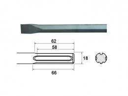 Faithfull SDS Max Chisel 400mm £14.19